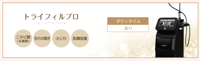 花房美容皮膚科のトライフィルプロ