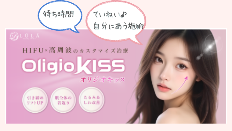 ルラ美容クリニックのオリジオキッスの口コミ