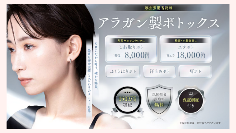 SBC湘南美容クリニックボトックス・アラガン
